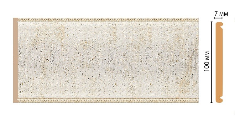 Панель декоративная Decomaster Перламутр-Stone Line Q10-41 2400х100 мм