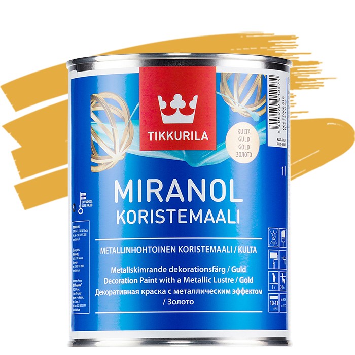 Краска декоративная Tikkurila Miranol Золото 1 л