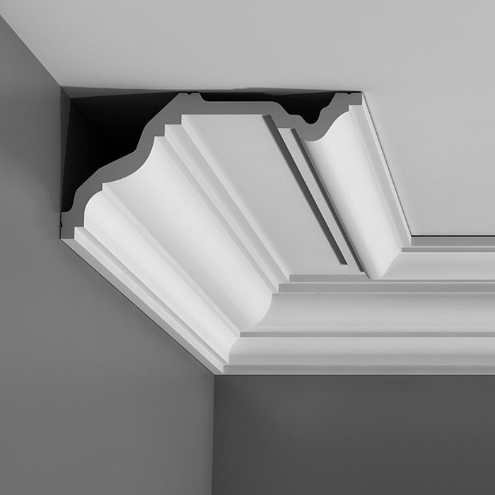 Карниз потолочный полиуретановый Orac Decor Luxxus C332 2000х114х230 мм