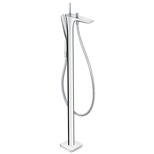 Смеситель для ванны Hansgrohe PuraVida 15473000 напольный хром