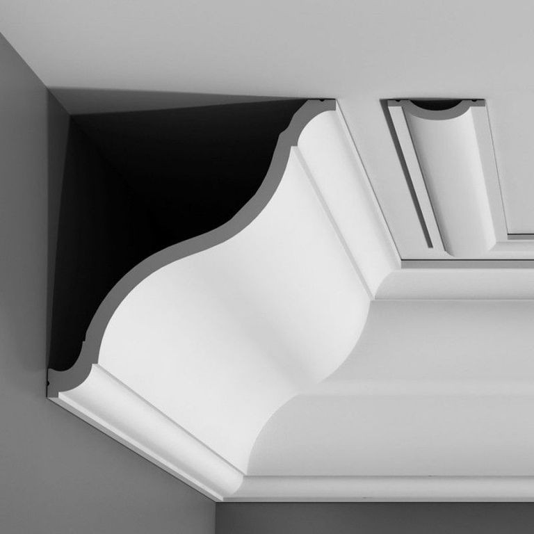 Карниз потолочный полиуретановый Orac Decor Luxxus C335 2000х202х222 мм