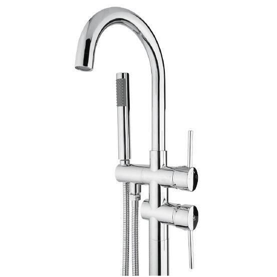 Смеситель для ванны Timo Saona 2300/00Y-CR chrome напольный