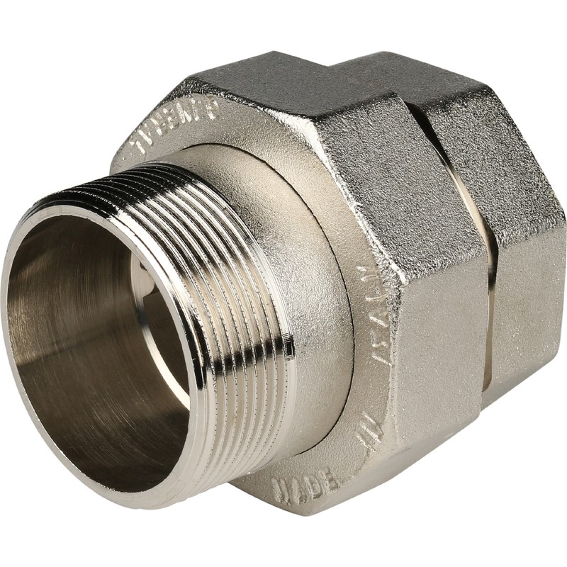 Разъемное соединение американка Stout SFT-0041-000002 2 дюйма уплотнение под гайкой o-ring кольцо никелированное с внутренней и наружной резьбой
