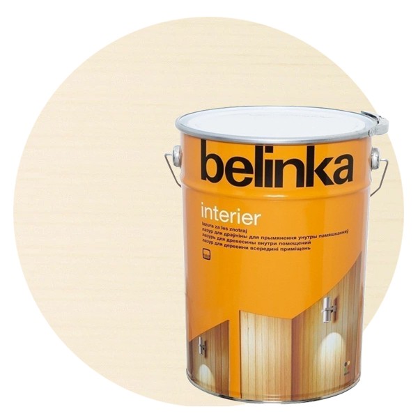 Пропитка для древесины Belinka Interier № 73 Сметаново-белый 10 л
