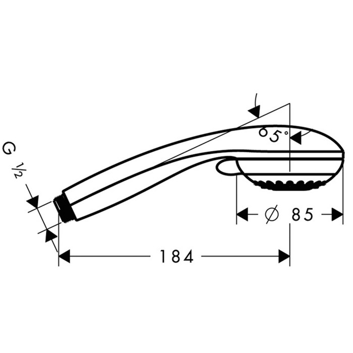 Ручной душ Hansgrohe Crometta 85 Vario 28562000