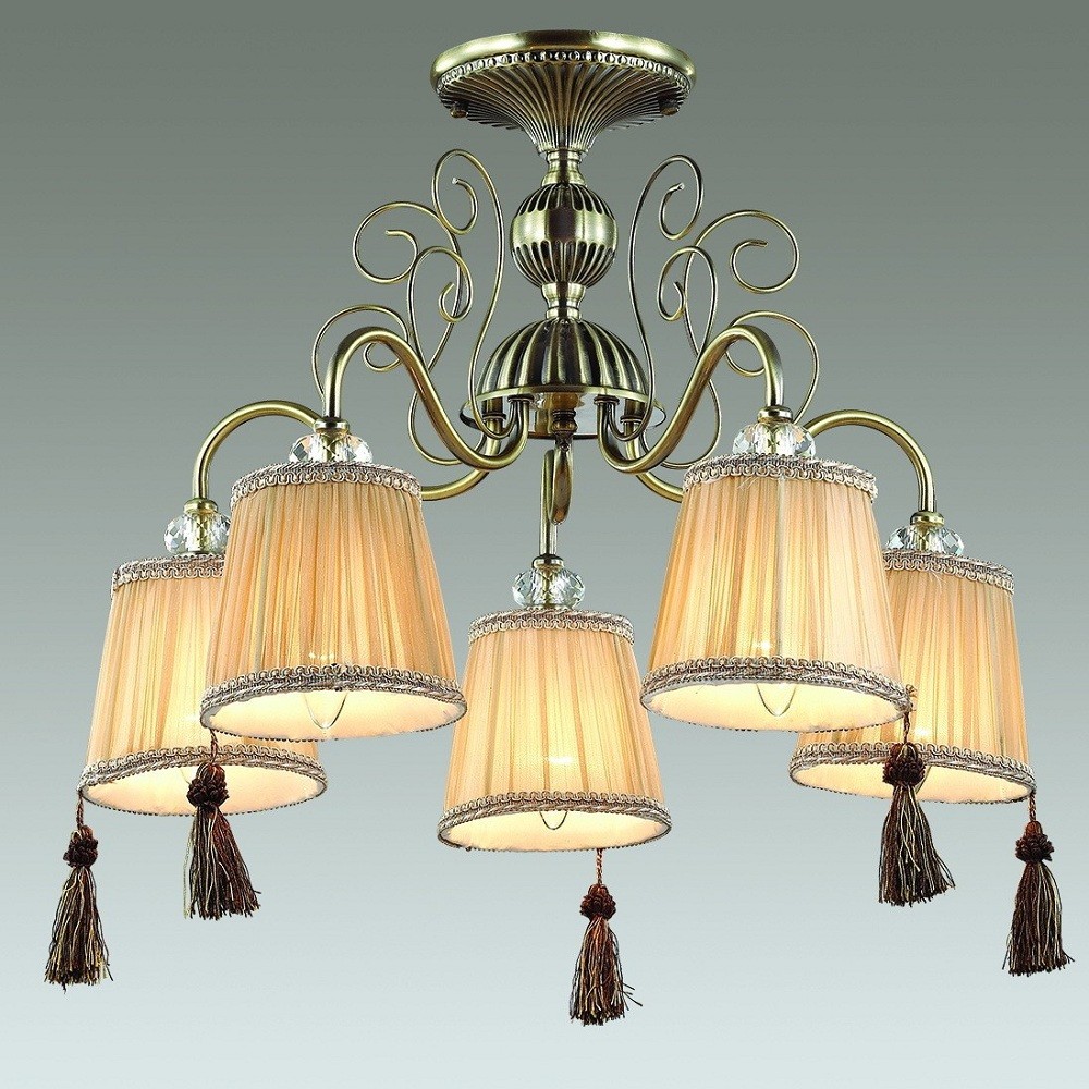 Люстра потолочная Odeon Light Sarita 3214/5C бронза E14 5х40W 220V