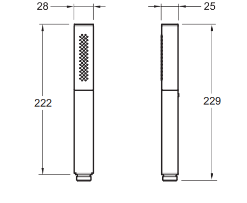 Ручной душ Jacob Delafon Shift Ellipse E10257-CP 
