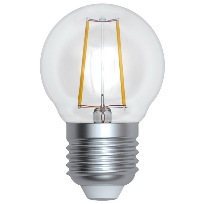 Лампа светодиодная Uniel Air LED-G45-9W/4000K/E27/CL/DIM GLA01TR диммируемая прозрачная 4000K