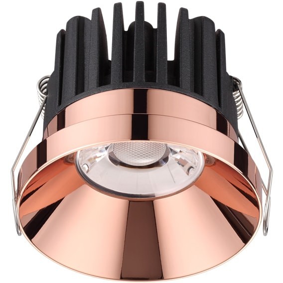 Светильник встраиваемый светодиодный Novotech Metis 357910 NT19 154 медь 10W 100-265V