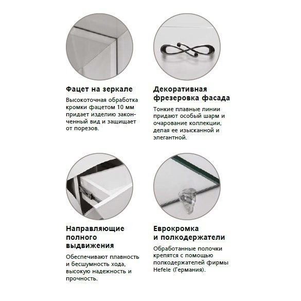 Тумба с раковиной Style Line Венеция 75