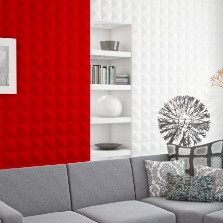 Дизайнерская 3D панель из гипса Artpole Zoom 600х600 мм