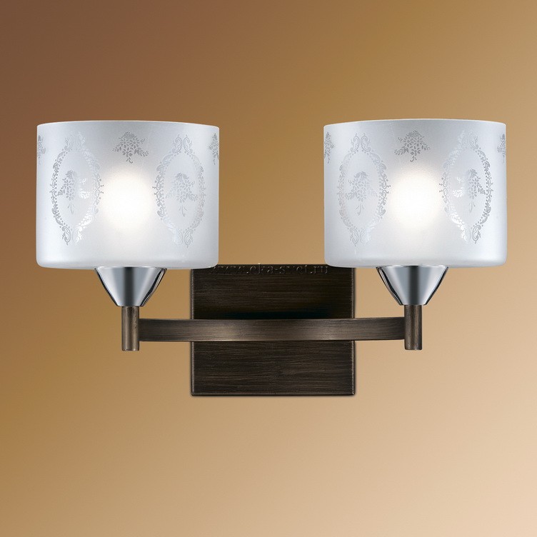 Бра Odeon Light Runita 2759/2W коричневое E27 2х60W 220V