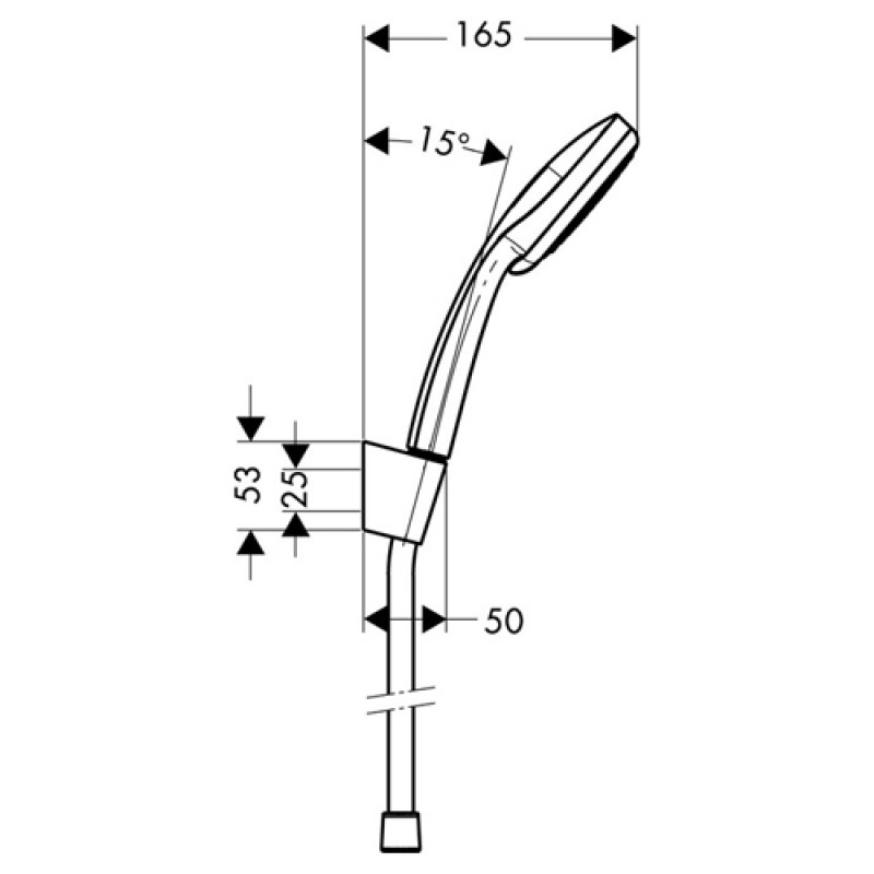 Душевой гарнитур Hansgrohe Croma 100 Vario Porter'S 27594000