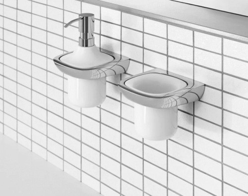 Держатель зубных щеток со стаканом Kludi Ambienta 5397505