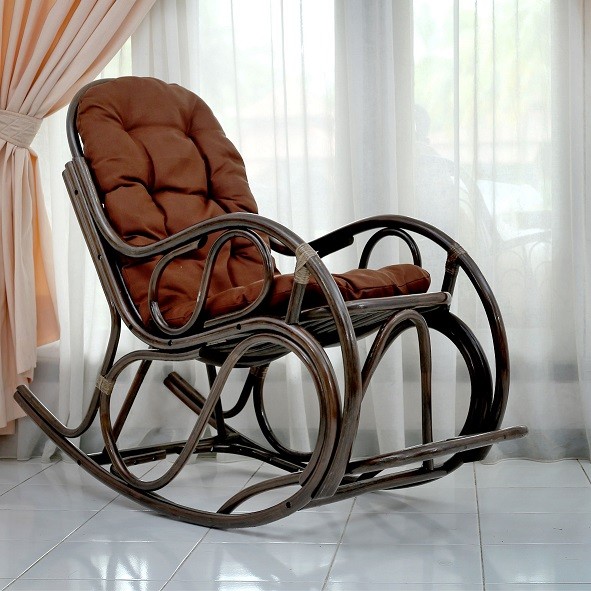 Кресло-качалка с подножкой Promo 05/17 Б Браун