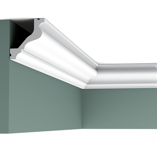 Карниз потолочный полиуретановый Orac Decor Luxxus C200 2000х57х65 мм
