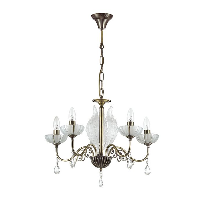 Люстра подвесная Odeon Light Perlita 3138/5 бронза E14 5х60W 220V