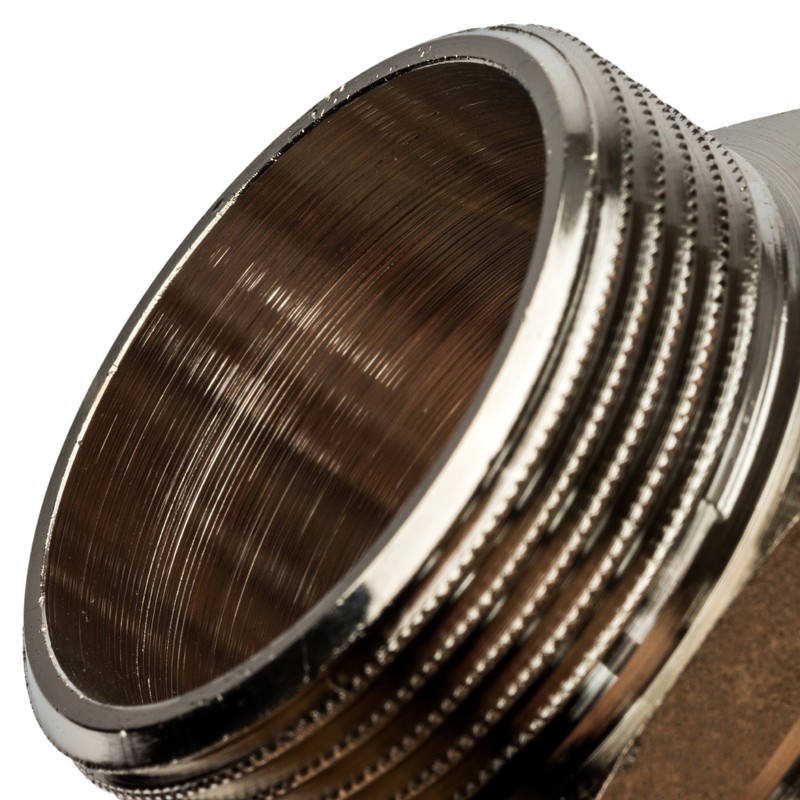 Ниппель Stout SFT-0004-114114 1 1/4 дюйма никелированный с наружной резьбой