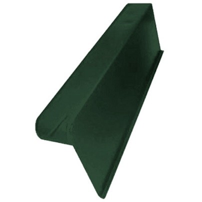Черепица боковая облегченная Braas правая зеленая с креплением