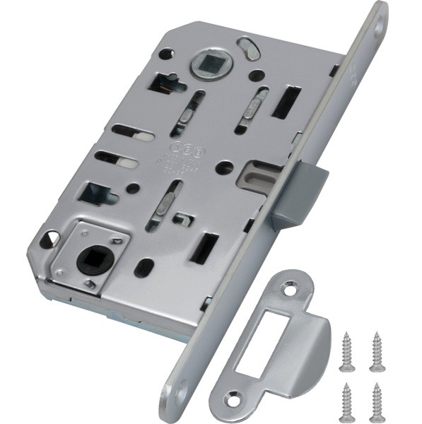 Замок межкомнатный AGB Mediana Evolution WC B01102 никель