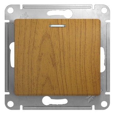 Механизм выключателя Schneider Electric Glossa GSL000513 одноклавишный с индикатором дуб