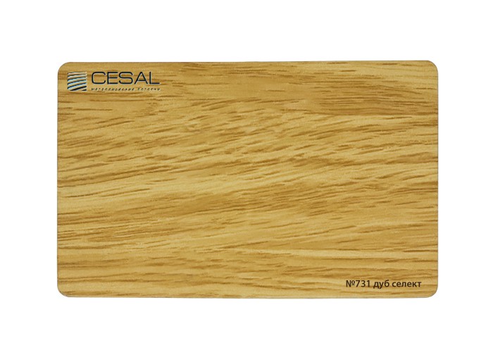 Потолок реечный Cesal S-150 Стандарт А731 дуб селект 4 м