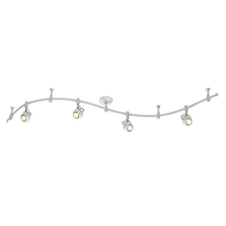 Светильник трековый с гибкой шиной Odeon Light Pulla 3804/4TR белый GU10 4х50W