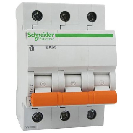 Автоматический выключатель Schneider Electric Домовой ВА63 3П C 40A 4,5кА