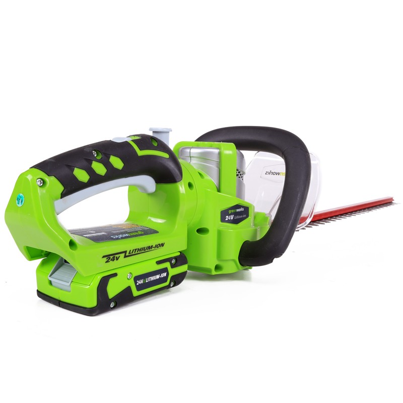 Кусторез аккумуляторный Greenworks Deluxe G24HT57 без аккумулятора и зарядного устройства