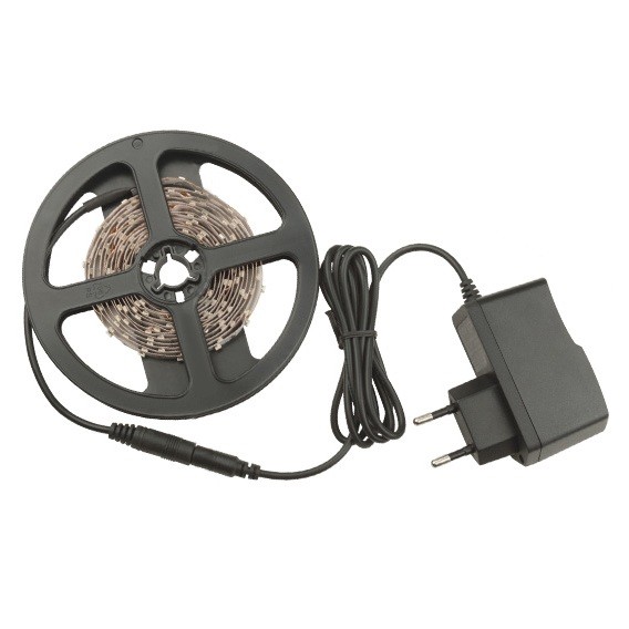 Комплект светодиодной ленты Volpe ULS-Q121 с адаптером 3528-54LED/IP20/RGB 250 см