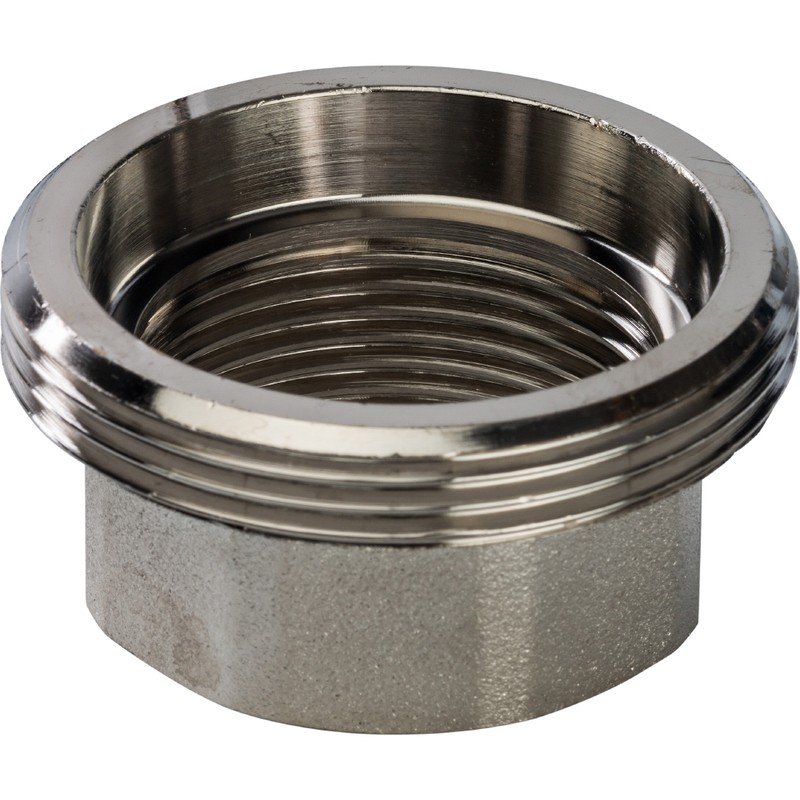 Разъемное соединение американка Stout SFT-0034-000114 1 1/4 дюйма никелированное с внутренней резьбой