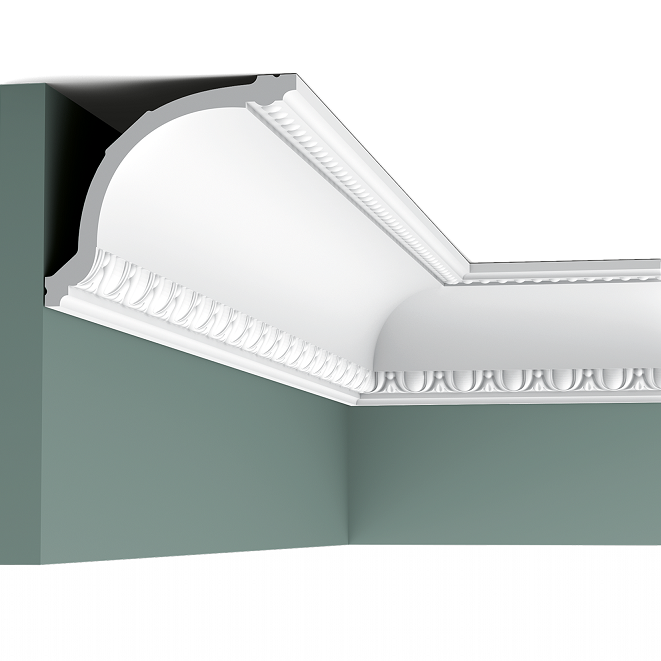 Карниз потолочный полиуретановый Orac Decor Luxxus C216 2000х133х116 мм