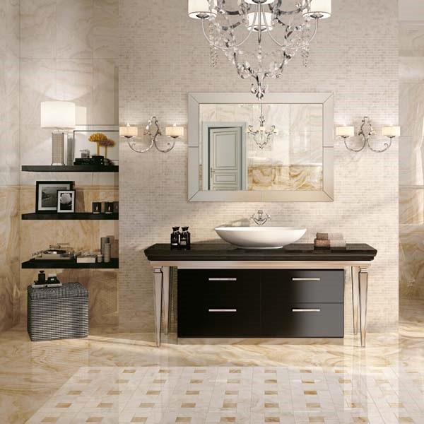 Мозаика керамическая Atlas Concorde Supernova Onyx Pure White Brick