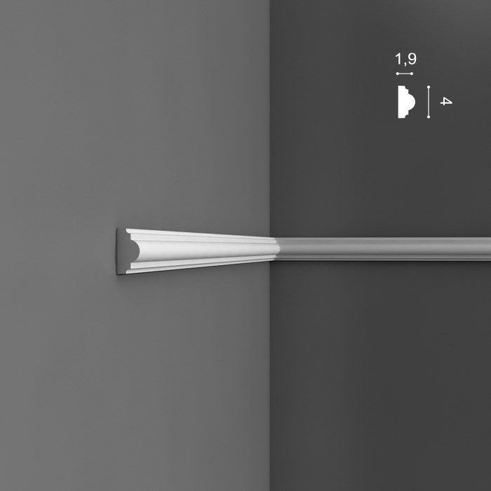 Молдинг из дюрополимера Orac Decor Axxent PX120 2000х40х19 мм