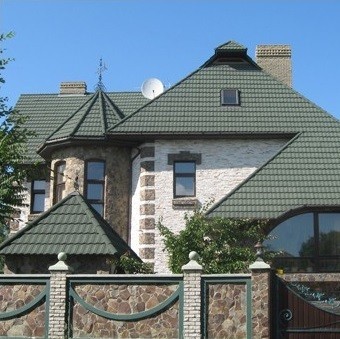 Черепица композитная Metrotile Gallo зеленая