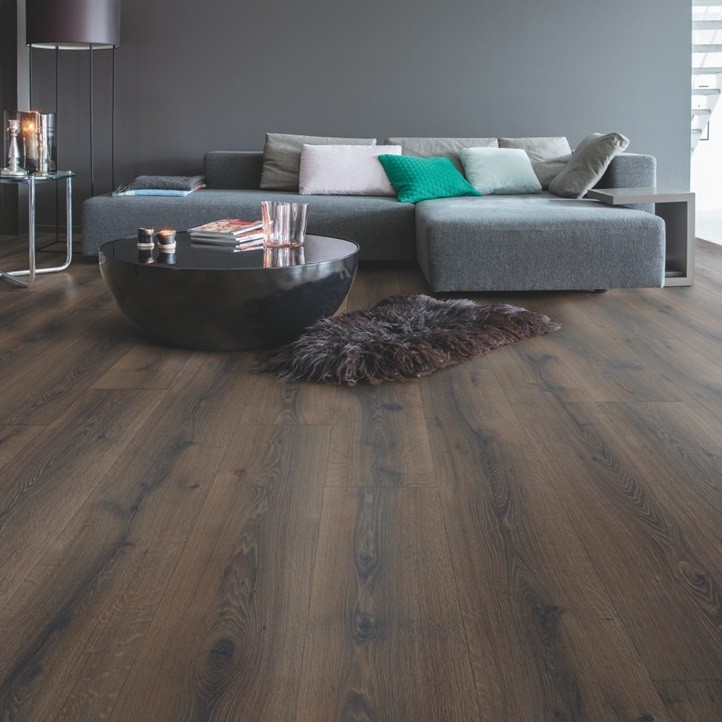 Ламинат Quick-Step Majestic MJ3553 Дуб пустынный шлифованный темно-коричневый