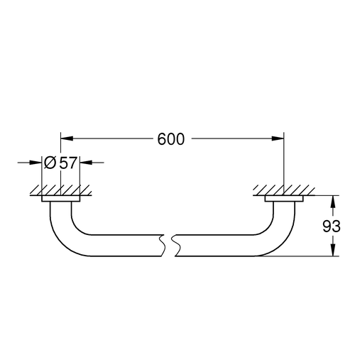 Поручень для ванной Grohe Essentials 40794001