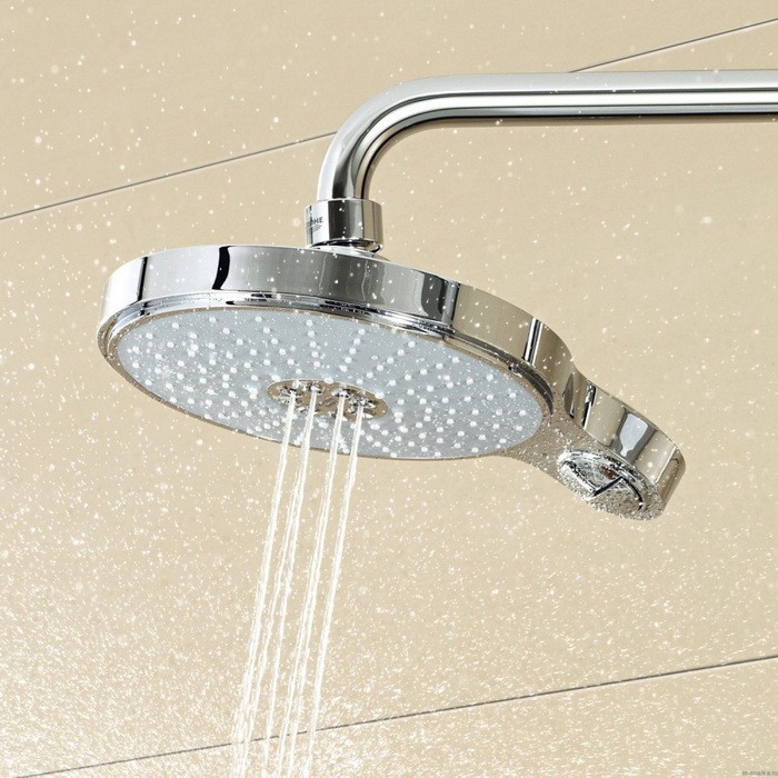 Верхний душ Grohe Power&Soul 26172000 с душевым кронштейном