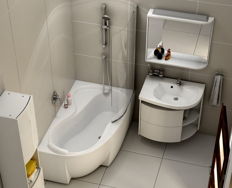 Смеситель для ванны и душа Ravak Rosa-RS 061.00 встроенный с переключателем