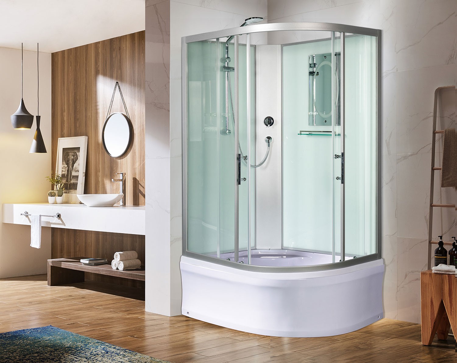 Душевая кабина Weltwasser WW500 Halle 1201 R 1200х900х2170 мм