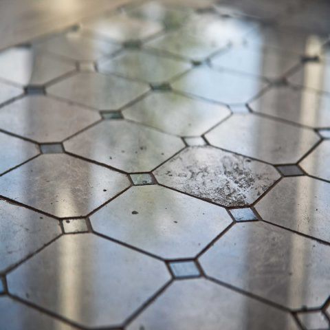 Мозаика из мрамора Natural Octagon M036+M076-BP