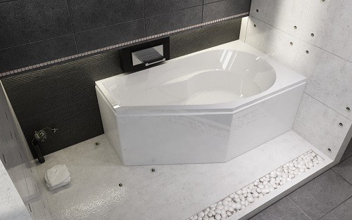 Ванна акриловая Riho Yukon 160x90 см L