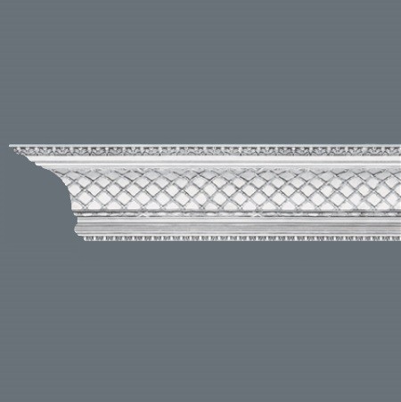 Карниз потолочный полиуретановый Перфект AA312 2440х391х305 мм