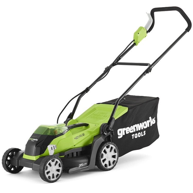 Газонокосилка аккумуляторная Greenworks G40LM35K2