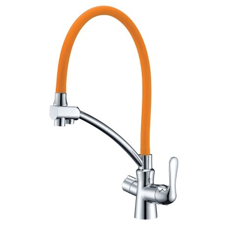 Смеситель для кухни Lemark Comfort LM3070C-Orange