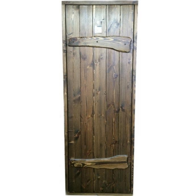 Дверь для бани Doorwood DW01138 Русь деревянная состаренная 690х1890 мм 