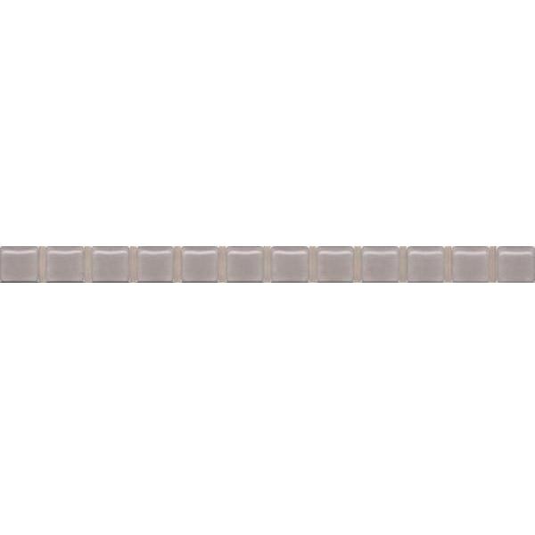 Бордюр-карандаш керамический Kerama Marazzi POF014 Бисер серый матовый 200х14 мм