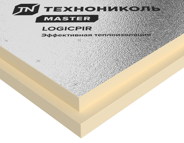 Теплоизоляция Технониколь Logicpir L Баня 1185х585х40 мм 6 плит в упаковке