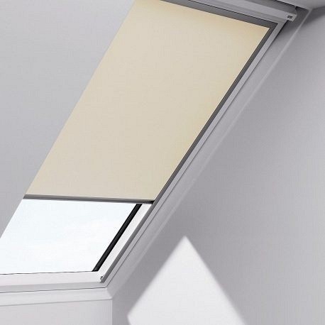 Штора рулонная Velux RHL 4000 натуральная текстура (F06) 66х118 см на крючках