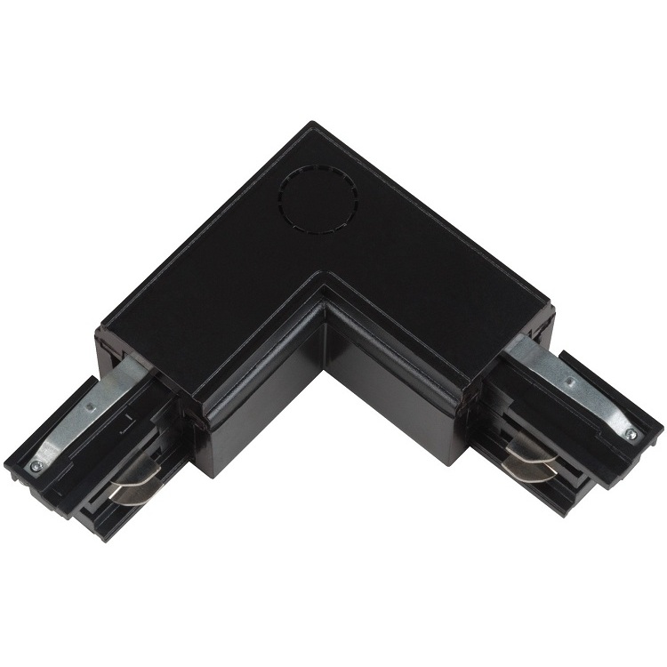 Соединитель для трехфазных шинопроводов L-образный Uniel UBX-A21 Black 1 Polybag внешний черный
